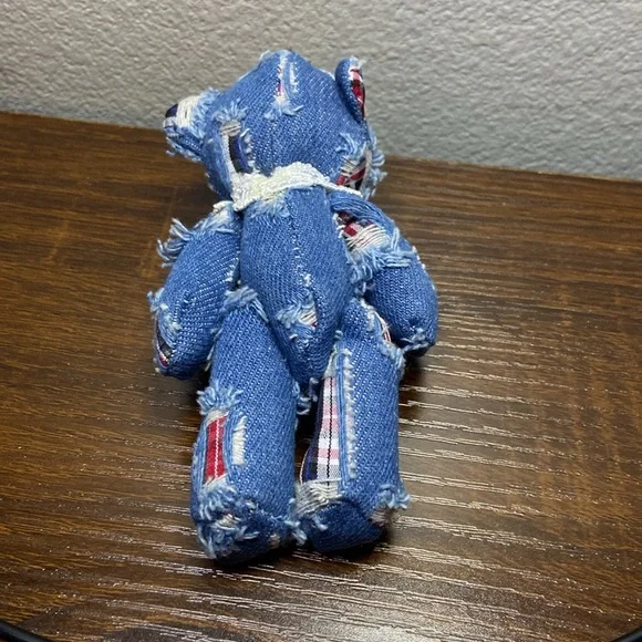 Denim bear key chain - Picture 9 of 11